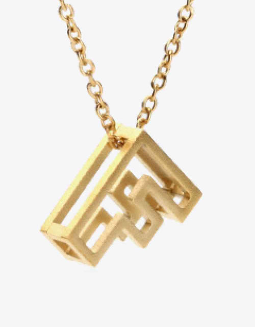 Load image into Gallery viewer, A to J Letter Pendant Nekclace
