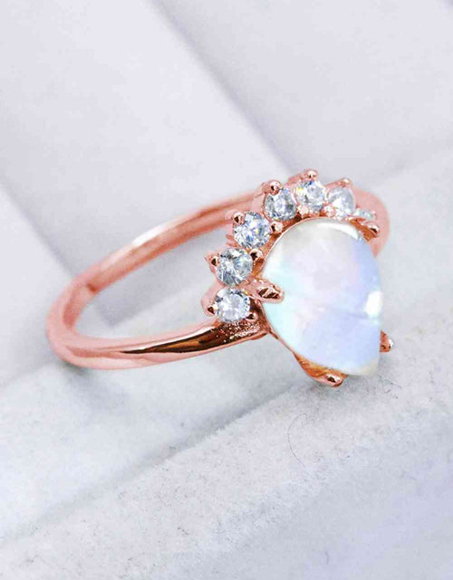 Load image into Gallery viewer, 925 Sterling Silver Moonstone Ring
