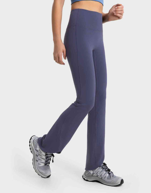 Load image into Gallery viewer, Wide Waistband Bootcut Sports Pants
