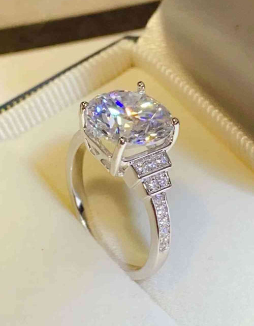 Load image into Gallery viewer, 5 Carat Moissanite 925 Sterling Silver Ring
