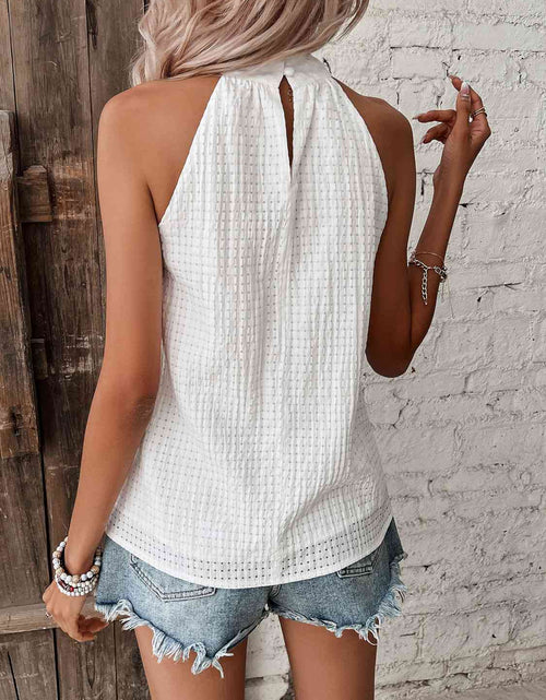 Load image into Gallery viewer, Halter Neck Dot Detail Top
