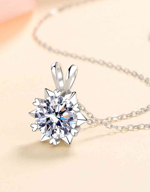 Load image into Gallery viewer, Learning To Love 925 Sterling Silver Moissanite Pendant Necklace
