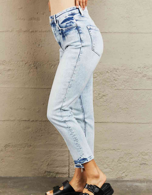 Load image into Gallery viewer, BAYEAS High Waisted Accent Skinny Jeans
