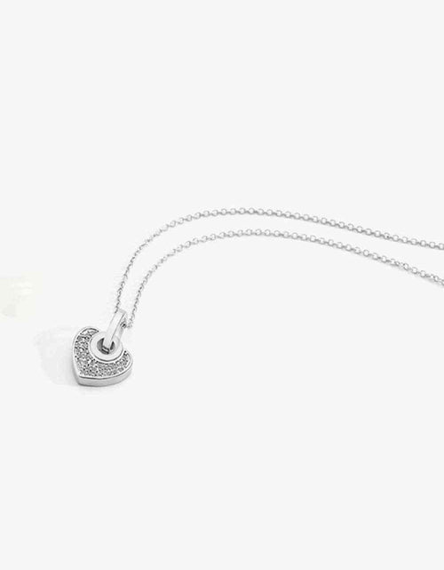 Load image into Gallery viewer, Crystal Heart Pendant Necklace
