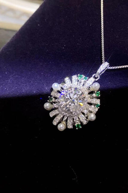 Load image into Gallery viewer, 2 Carat Moissanite 925 Sterling Silver Necklace
