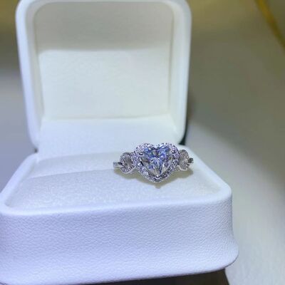 Load image into Gallery viewer, 1 Carat Moissanite 925 Sterling Silver Ring
