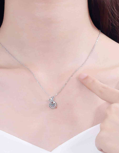 Load image into Gallery viewer, 1 Carat Moissanite 925 Sterling Silver Necklace
