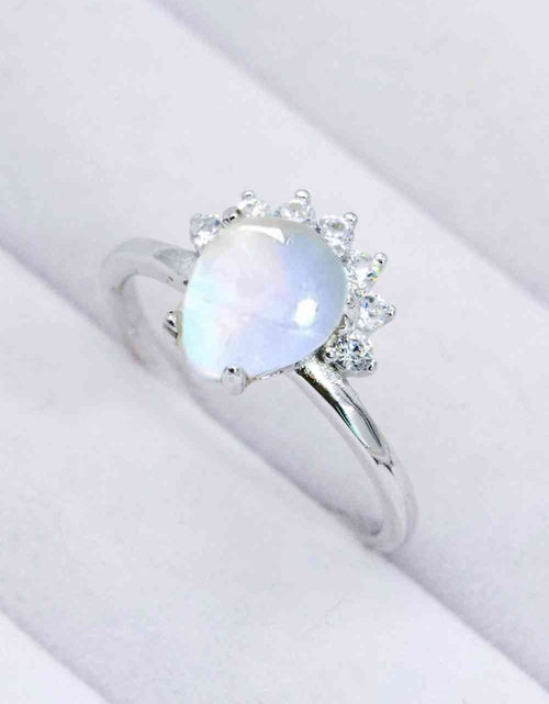 Load image into Gallery viewer, 925 Sterling Silver Moonstone Ring
