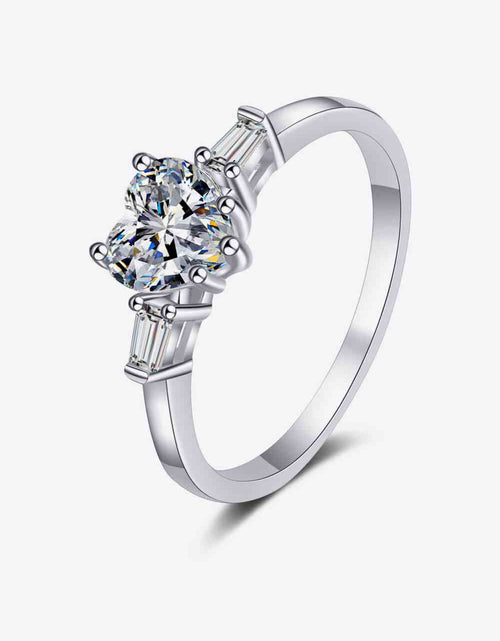 Load image into Gallery viewer, 1.2 Carat Moissanite Heart Ring
