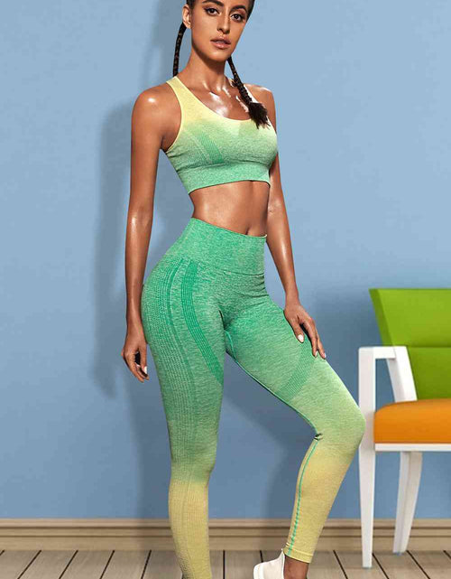 Load image into Gallery viewer, Gradient Sports Tank and Leggings Set
