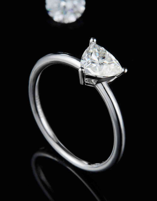 Load image into Gallery viewer, 1 Carat Moissanite 925 Sterling Silver Solitaire Ring
