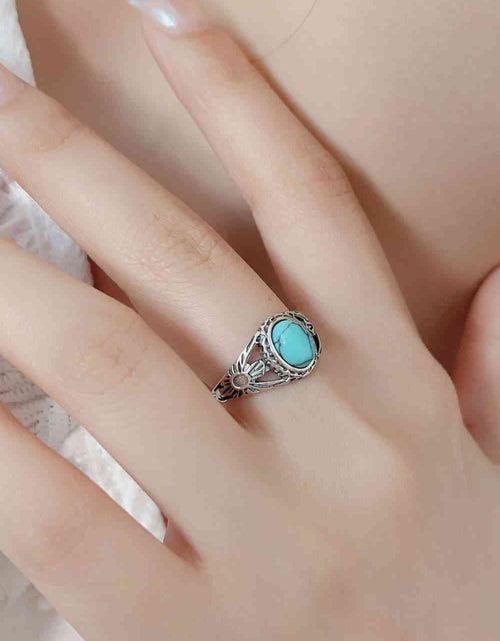 Load image into Gallery viewer, Turquoise 925 Sterling Silver Ring
