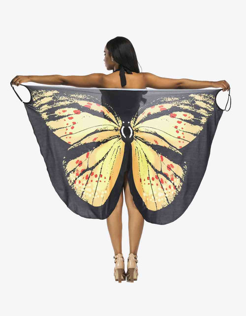 Load image into Gallery viewer, Butterfly Spaghetti Strap Cover Up
