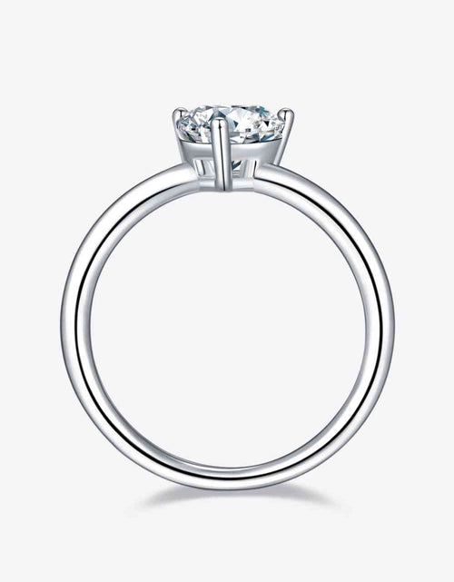 Load image into Gallery viewer, 1 Carat Moissanite 925 Sterling Silver Solitaire Ring
