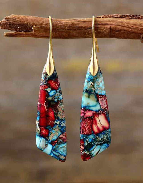 Load image into Gallery viewer, Geometrical Shape Dangle Earrings
