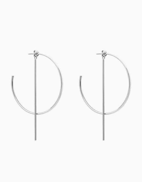 Load image into Gallery viewer, C-Hoop Stainless Steel Earrings
