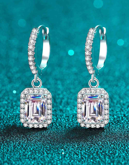 Load image into Gallery viewer, Moissanite 925 Sterling Silver Drop Earrings
