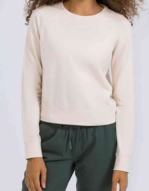 Load image into Gallery viewer, Cozy and Fabulous Raglan Sleeve Sports Top
