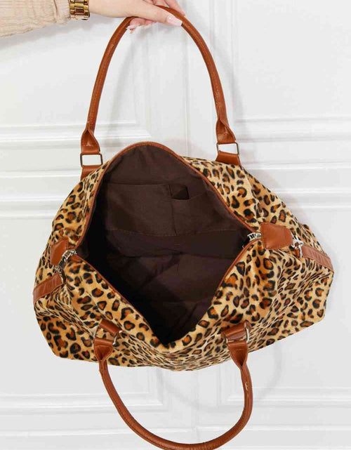 Load image into Gallery viewer, Animal Print Brushed Weekender Bag
