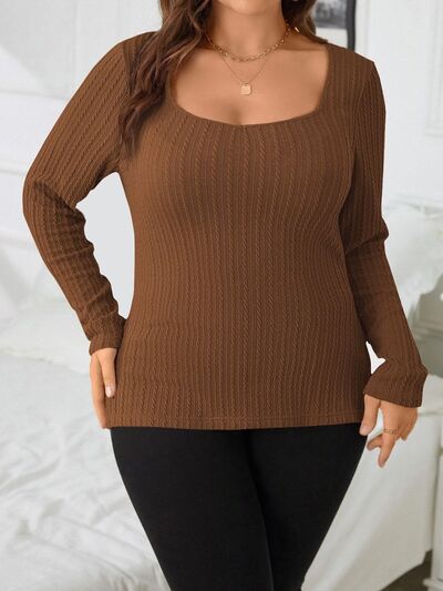 Load image into Gallery viewer, Plus Size Long Sleeve T-Shirt
