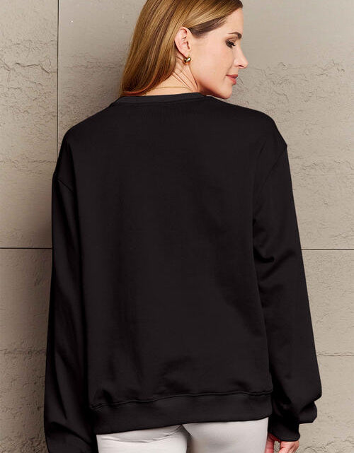 Load image into Gallery viewer, Simply Love Full Size LIT Long Sleeve Sweatshirt
