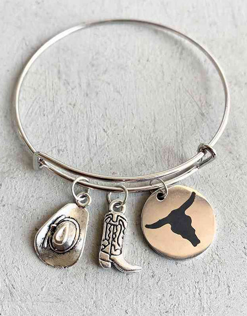 Load image into Gallery viewer, Multi-Charm Alloy Bracelet
