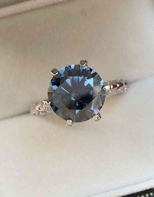 Load image into Gallery viewer, 5 Carat Moissanite 925 Sterling Silver Ring
