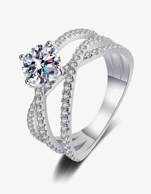 Load image into Gallery viewer, 1 Carat Moissanite Crisscross Ring
