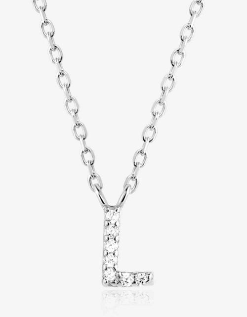 Load image into Gallery viewer, L To P Zircon 925 Sterling Silver Necklace
