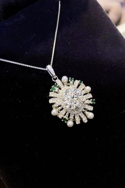 Load image into Gallery viewer, 2 Carat Moissanite 925 Sterling Silver Necklace
