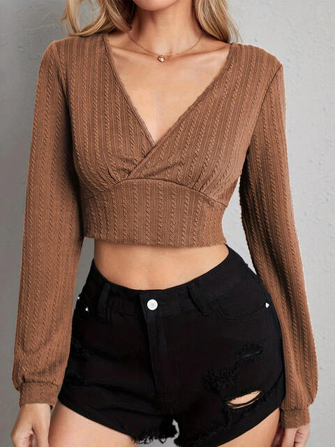 Load image into Gallery viewer, V Neck Crop Top
