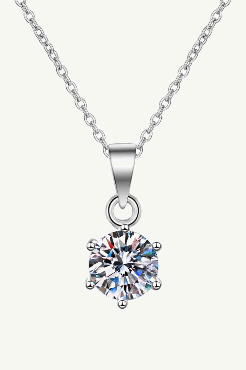 Adored Get What You Need Moissanite Pendant Necklace