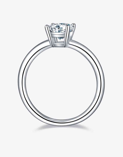 Load image into Gallery viewer, 1 Carat Moissanite 925 Sterling Silver Solitaire Ring
