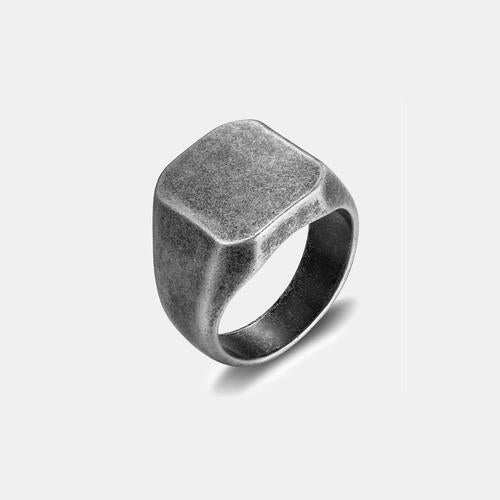 Load image into Gallery viewer, Square Titanium Steel Ring
