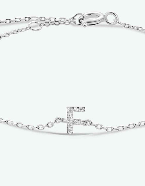 Load image into Gallery viewer, A To F Zircon 925 Sterling Silver Bracelet
