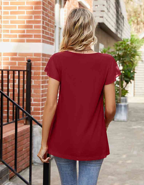 Load image into Gallery viewer, Round Neck Short Sleeve Tee
