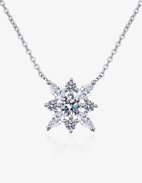 Load image into Gallery viewer, Moissanite Rhodium-Plated Necklace
