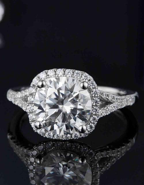 Load image into Gallery viewer, 3 Carat Moissanite Halo Ring
