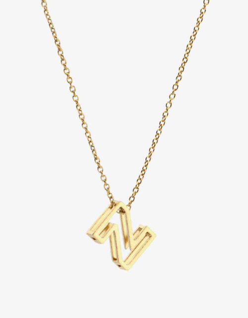 Load image into Gallery viewer, U to Z Letter Pendant Nekclace
