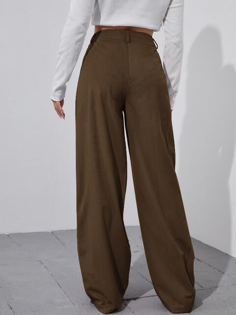 Load image into Gallery viewer, Straight Leg High Waist Pants
