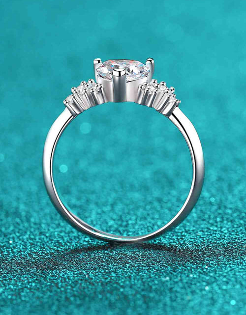 Load image into Gallery viewer, 1 Carat Moissanite Heart Ring
