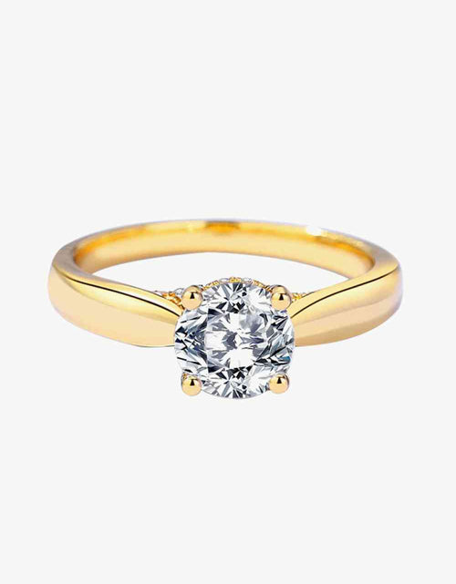 Load image into Gallery viewer, Classic 925 Sterling Silver Moissanite Ring
