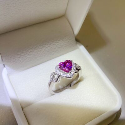 Load image into Gallery viewer, 1 Carat Moissanite 925 Sterling Silver Ring
