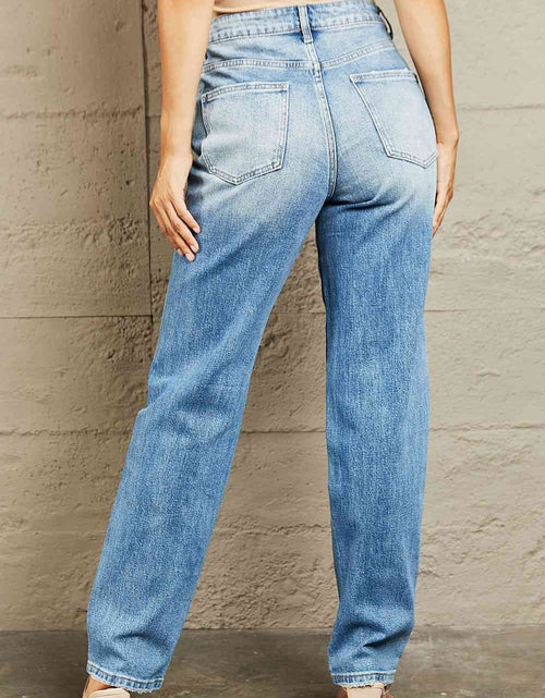 Load image into Gallery viewer, BAYEAS High Waisted Straight Jeans
