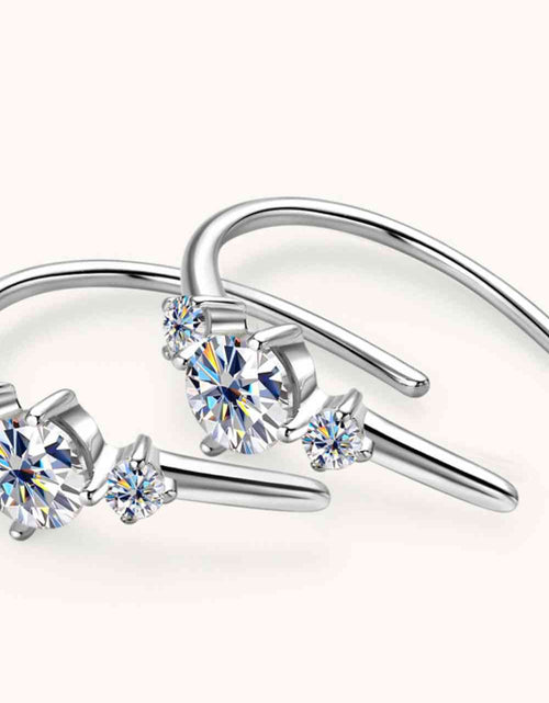 Load image into Gallery viewer, Moissanite 925 Sterling Silver Earrings
