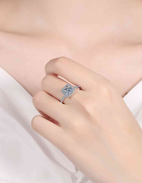 Load image into Gallery viewer, Square Moissanite Ring
