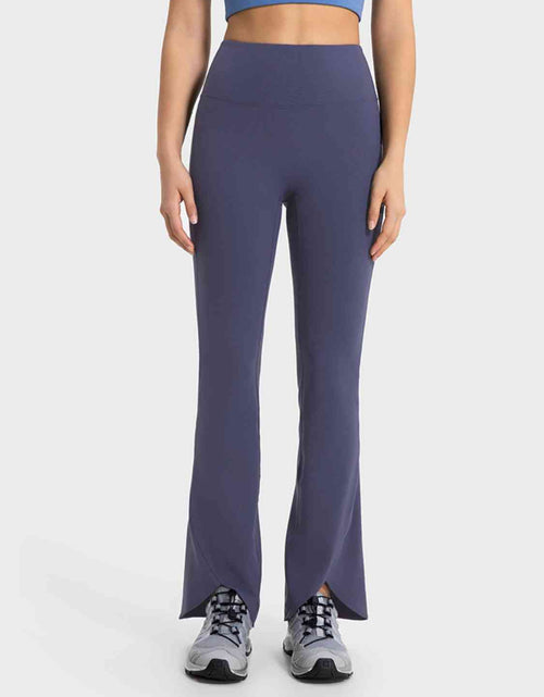 Load image into Gallery viewer, Wide Waistband Bootcut Sports Pants
