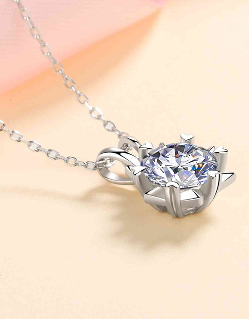 Load image into Gallery viewer, Learning To Love 925 Sterling Silver Moissanite Pendant Necklace
