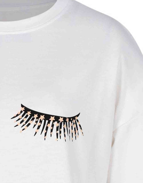 Load image into Gallery viewer, Graphic Dropped Shoulder Round Neck Sweatshirt
