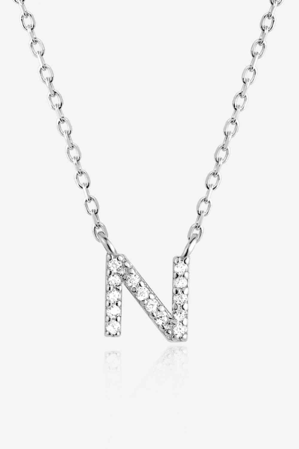 L To P Zircon 925 Sterling Silver Necklace